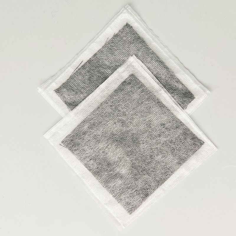 Pansement à l'argent en fibres de carbone activées